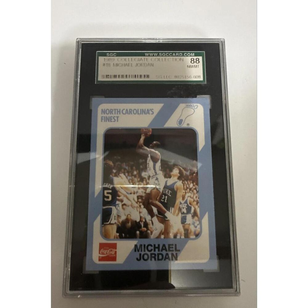 1989 Collegiate Collection/Coca-Cola North Carolina's Finest Michael Jordan #18